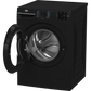 Beko BMN3WT3841B 8kg 1400 Spin EnergySpin Washing Machine - Black