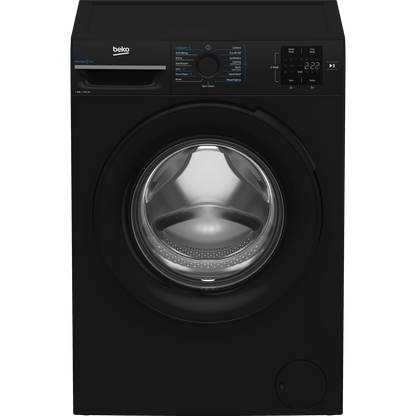 Beko BMN3WT3841B 8kg 1400 Spin EnergySpin Washing Machine - Black