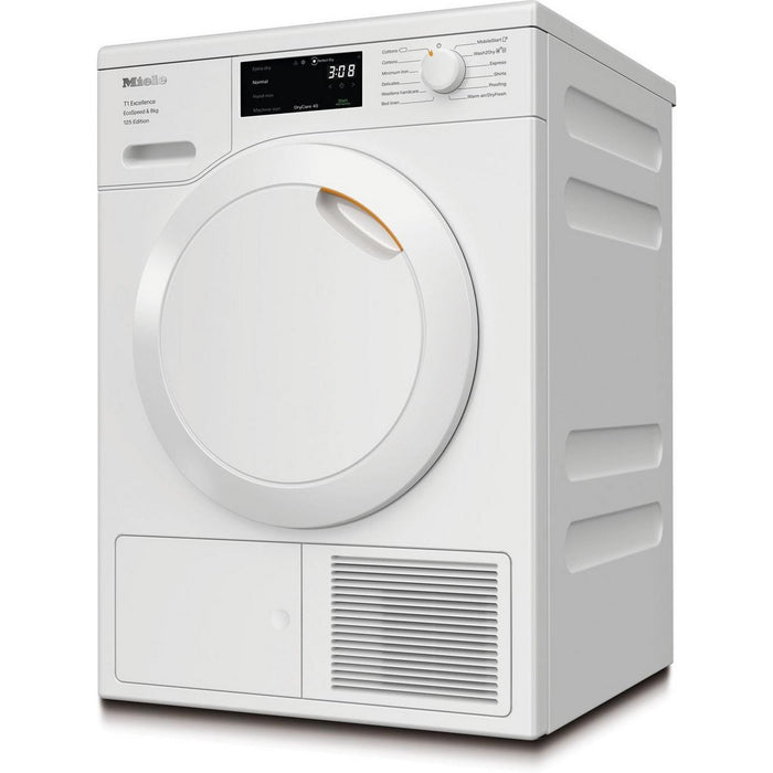 Miele TEC665WP 8kg Heat Pump Tumble Dryer - Lotus White