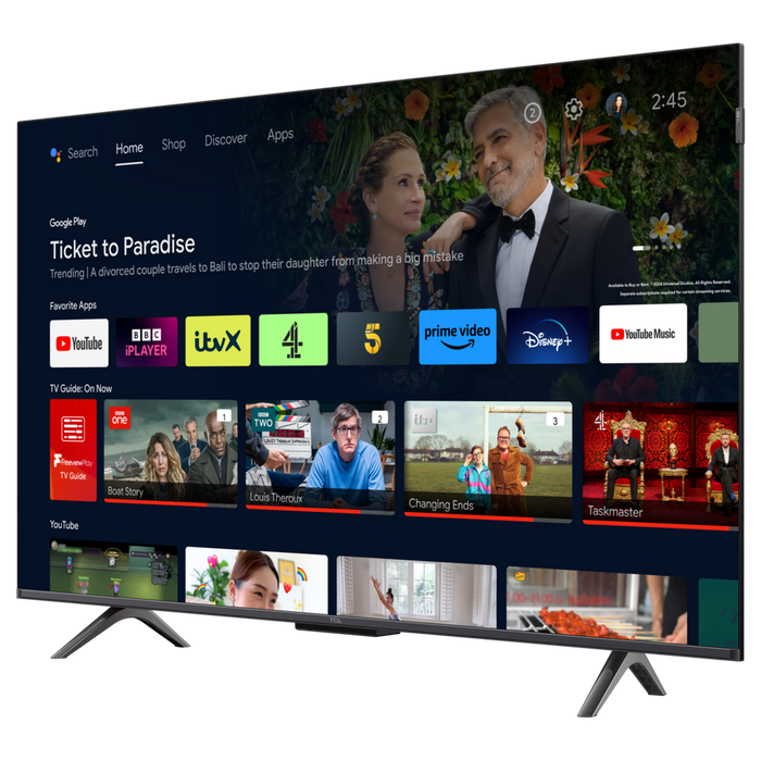 TCL 43C655K 43" 4K QLED HDR Pro Android TV