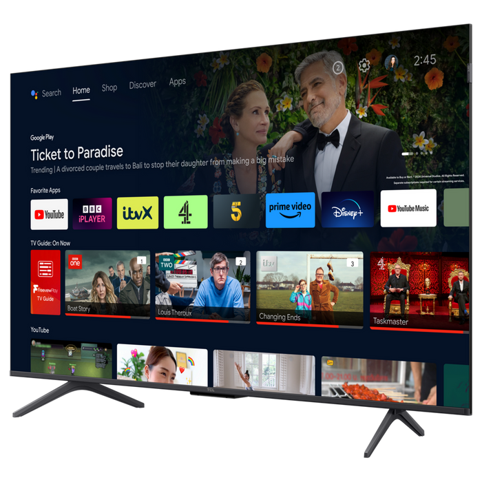 TCL 50C655K 50" 4K QLED HDR Pro Android TV