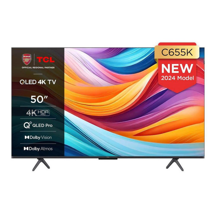 TCL 50C655K 50" 4K QLED HDR Pro Android TV