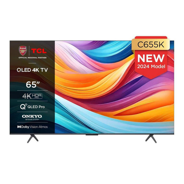 TCL 65C655K 65" 4K QLED HDR Pro Android TV