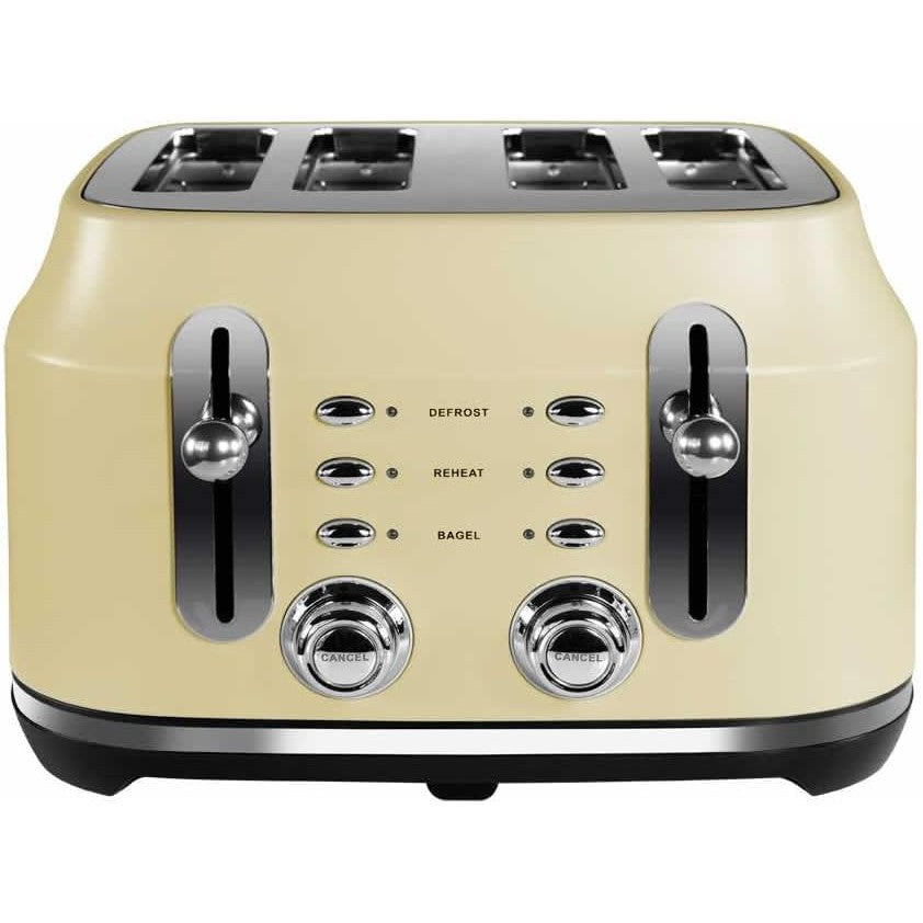 Rangemaster Traditional 4 Slice Toaster Cream