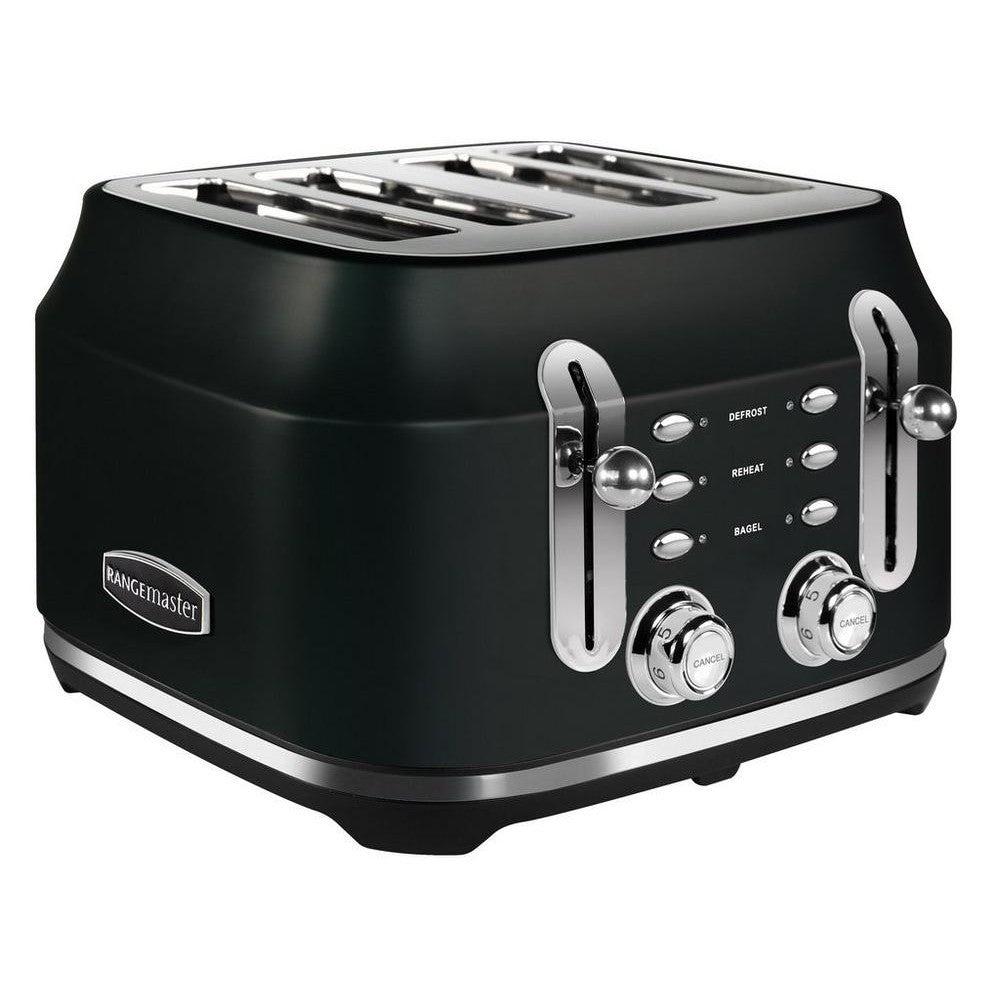 Rangemaster Traditional 4 Slice Toaster Black-northXsouth Ireland