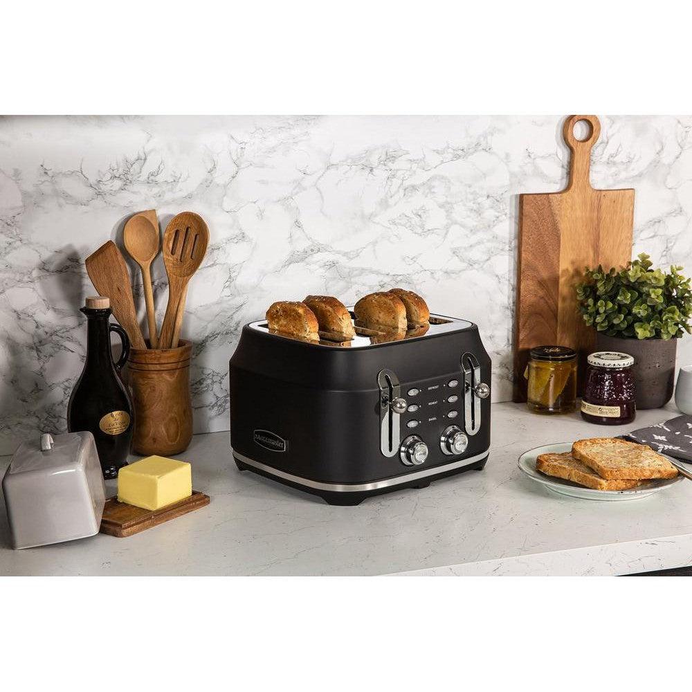 Rangemaster Traditional 4 Slice Toaster Black-northXsouth Ireland