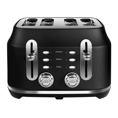 Rangemaster Traditional 4 Slice Toaster Black-northXsouth Ireland